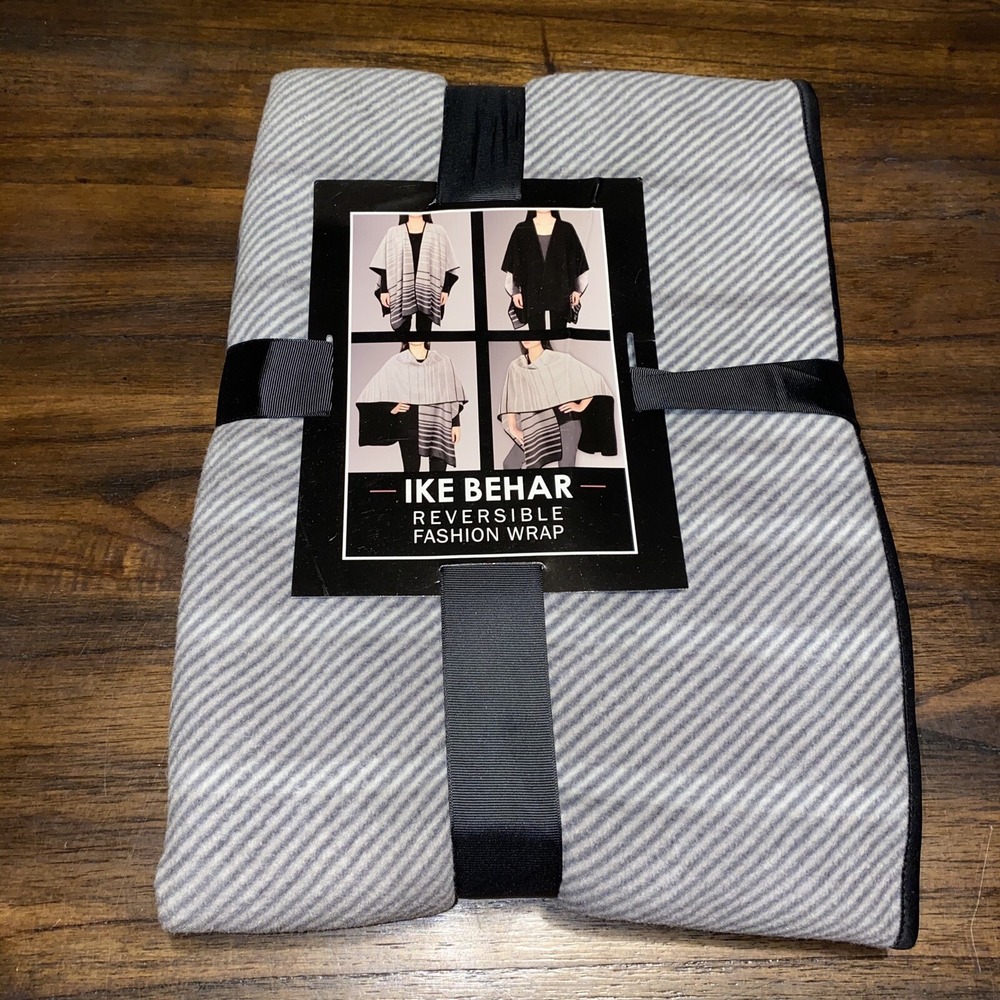 Ime Behar Reverisble Fashion Wrap Scarf Sweater Fleece Soft NEW